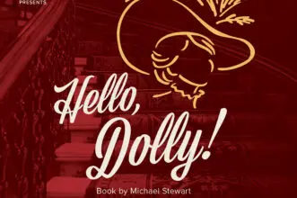 The promotion poster for Hello, Dolly, playing at Cavod theatre in New Holland, PA