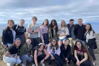 Young members of Cavod Academy on a missions trip in Capetown, South Africa