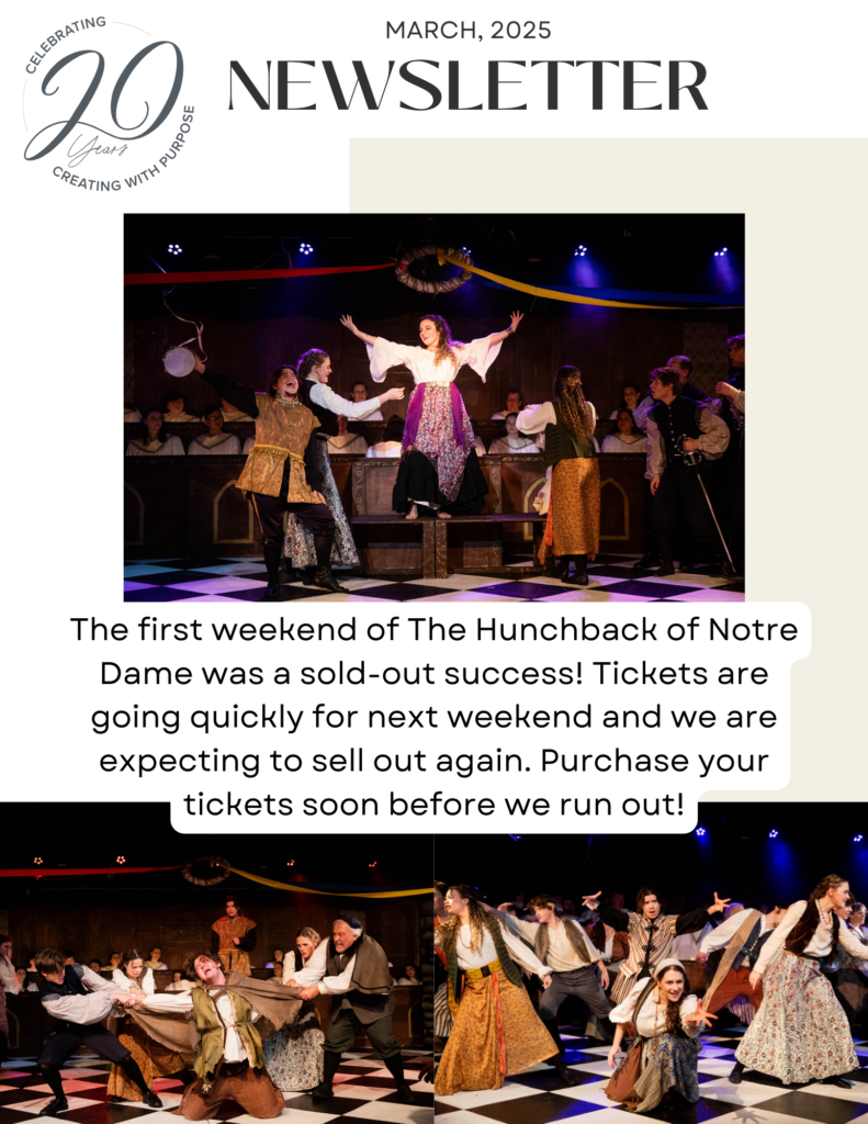 Cavod Theatrea March 2025 Newsletter